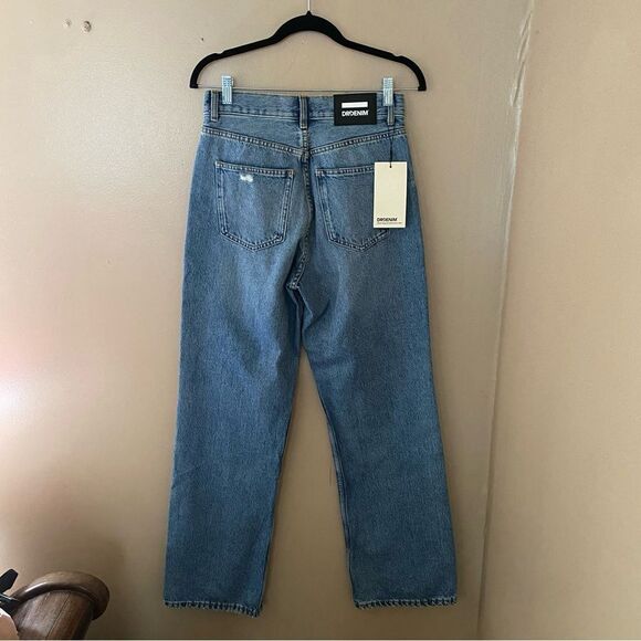 NWT Dr. Denim jeans Echo Wide Leg in Blue Jay high rise straight Revolve 28 - Picture 12 of 13